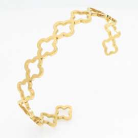 Stainless Steel Gold-plating Bangle